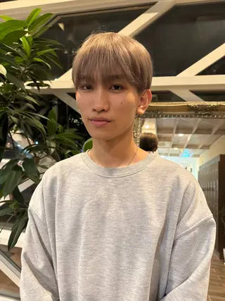 カラー メンズ 村上 輝のヘアスタイル