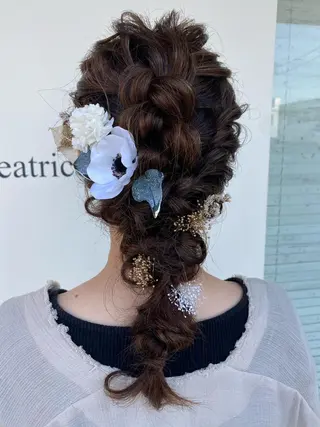 ミディアム 早川 真幸のヘアスタイル