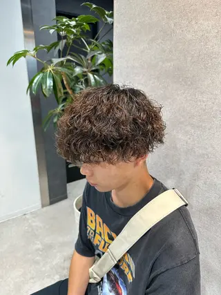 ショート パーマ メンズ 【メンズ特化】 サエキカズマのヘアスタイル