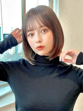 ミディアム カラー 市原 大翼のヘアスタイル