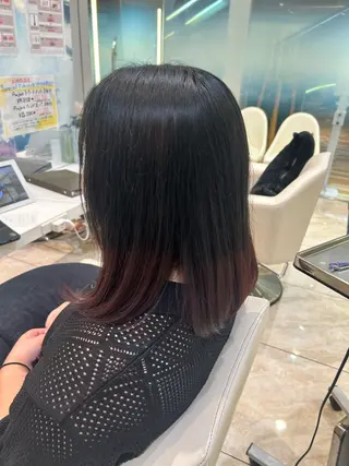 ミディアム カラー はるか/ブリーチカラ ー/ヘアアレンジ🤍のヘアスタイル