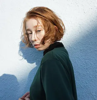 ショート カラー パーマ 似合わせ レイヤー須川のヘアスタイル