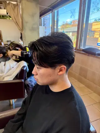 ミディアム パーマ メンズ メンズカットパーマ ✂️ JOYAのヘアスタイル