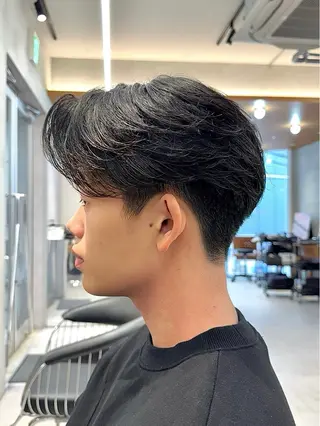 メンズ nicoTOKYO 原宿所属・センターパート /メンズ/海野颯生のヘアスタイル