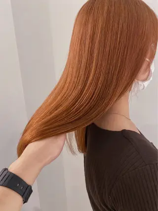 ロング 艶髪ブリーチカラー 💗manaka💗のヘアスタイル