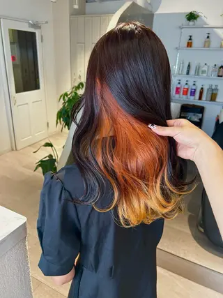 セミロング ior北千住【イオール】所属・YU(ハイトーン/ ブリーチカラー)のヘアスタイル