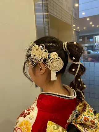 ロング ヘアアレンジ 指原 仁のヘアスタイル