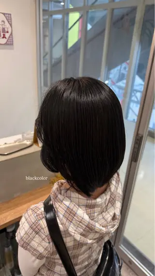 ミディアム カラー 💎寒色特化💎 透明感カラーみきのヘアスタイル