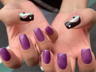 ネイル 海外ネイル u4me🦄💜のネイルデザイン