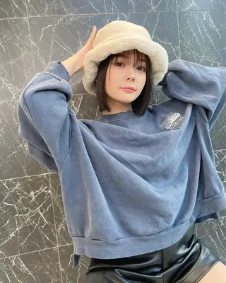 ミディアム チダアキフミ Ash大森のヘアスタイル