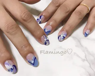 ネイル 40代からの爪を守る ×ケア重視サロン♡のネイルデザイン