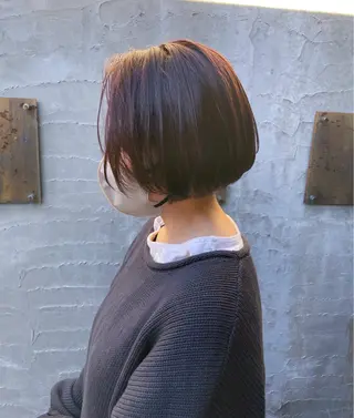 ショート レイヤー/ショート/ 艶カラー/なかちゃんのヘアスタイル
