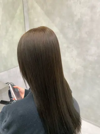 ロング カラー 花井輝 ボブ/ハイトーンのヘアスタイル