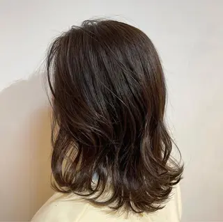 ミディアム abie hair 西大島店所属・am iのヘアスタイル