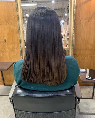 セミロング パーマ LEB所属・下河 宗太のヘアスタイル