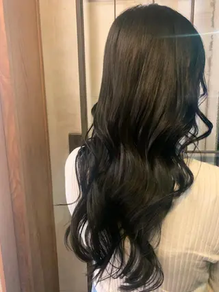 ロング 艶髪color💎髪 質改善ストレート大吉のヘアスタイル