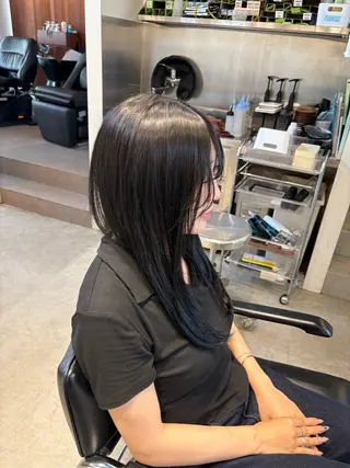 セミロング fifthメンズ原宿 波巻きパーマ平居俊太のヘアスタイル