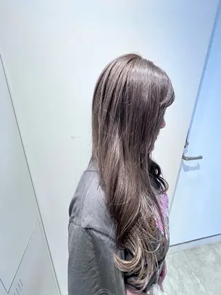ロング ハイトーンカラー/ 田中和磨のヘアスタイル