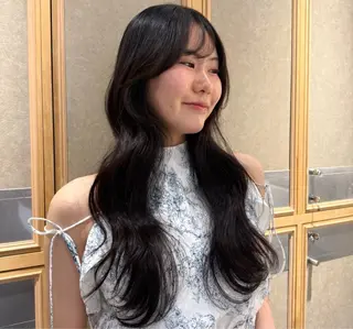 ロング カラー ヘアアレンジ 艶髪/ロングモデル 募集🫧terukaのヘアスタイル