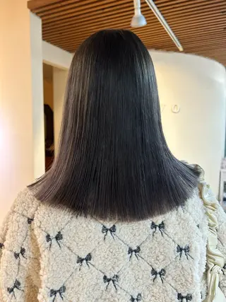 ミディアム 透明感/レイヤー/ 武士るな🌿‬のヘアスタイル