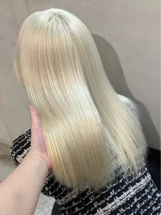 セミロング 🫐寒色系カラー 🫐ヤマナカリリカのヘアスタイル