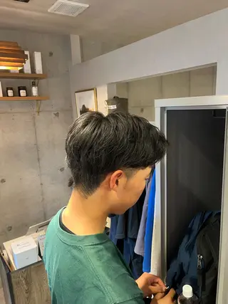 ショート メンズ Lamp所属・🌀メンズパーマ🌀 🐏丸山祐宇🐏のヘアスタイル