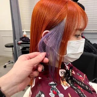 ミディアム カラー ボブ& 髪質改善FUMIYAのヘアスタイル