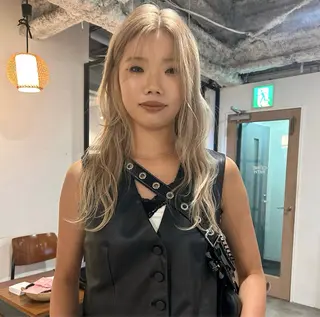 ロング カラー ヘアアレンジ 🎀suzuna 透明感colorのヘアスタイル