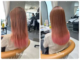 ロング 🎀ིྀ暖色カラー/ 髪質改善/みどりのヘアスタイル