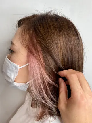 ミディアム カラー 脇谷 拓弥のヘアスタイル