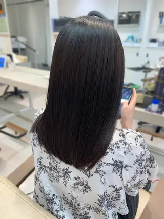 セミロング かずや🍀/髪質改善 /艶髪カラー/眉毛のヘアスタイル
