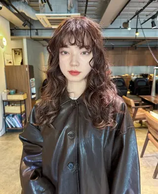 ロング パーマ tricca daikanyama所属・縮毛矯正/ボブ/ 🌱長尾朋弥🌱のヘアスタイル