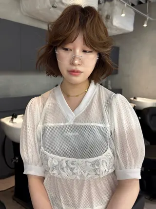 ショート パーマ 🌿【パーマ美容師】 カイチ🌿のヘアスタイル