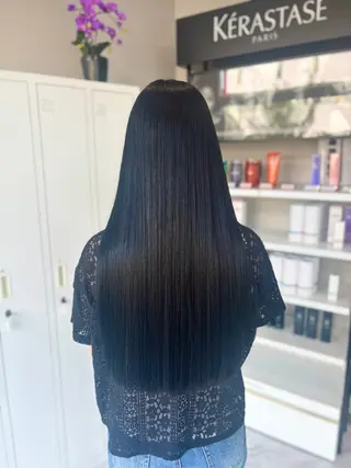 ロング 🫐ブルーラベンダー インナー🫐/MEIのヘアスタイル