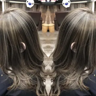 セミロング カラー KIRA スズキ タクヤ/店長のヘアスタイル