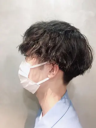 ショート ✂️波パーマ⭐️ツイ スパ✂️RYOのヘアスタイル