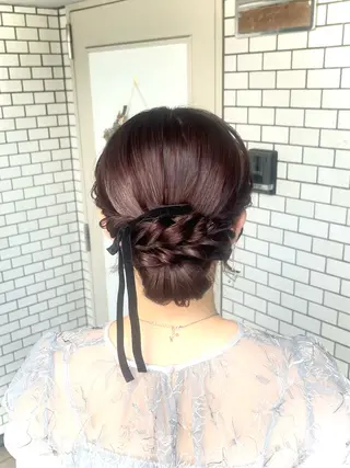 ヘアアレンジ 推し活ヘア＊参列ヘア 💕ゆり🐈🐾のヘアスタイル