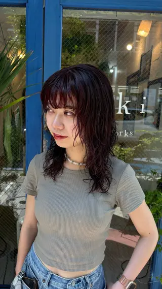 ミディアム カラー cocoro /kokiriのヘアスタイル