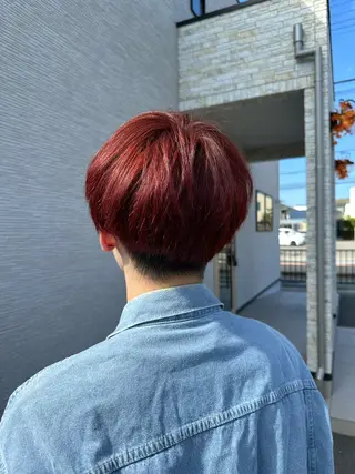 ショート メンズ 小畑 奏斗のヘアスタイル