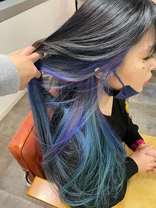 ロング ハイトーンボブ Mizuki.のヘアスタイル