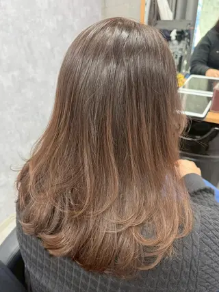 ロング ハイトーン×艶カラー 🤍MIZUKIのヘアスタイル