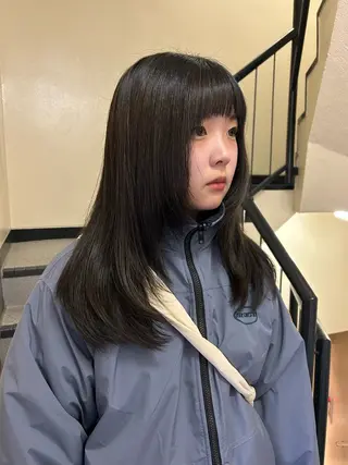 ロング カラー ☕️結【suii.】 ボブ/ヘアセット☕️のヘアスタイル