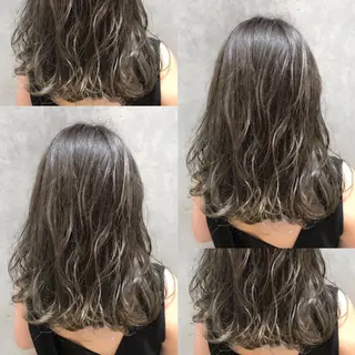 ミディアム ANDO HIKARIのヘアスタイル