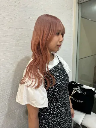 ロング カラー ミユル/ ブリーチカラー🎀✨のヘアスタイル