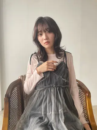 ミディアム 髪質改善カラー🪡✨ レイヤー/ rinaのヘアスタイル