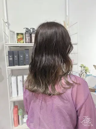 ミディアム カラー 💙まこと💙艶 カラー(Rico)のヘアスタイル