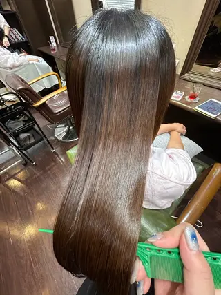 ロング 福岡美髪研究所 Knops所属・宇治野 愛梨のヘアスタイル