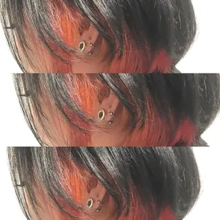 カラー ショートヘア💫 ハイトーン西田拓馬のヘアスタイル