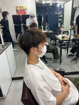 ヘアアレンジ 🔥men's🔥 ショウキのヘアスタイル