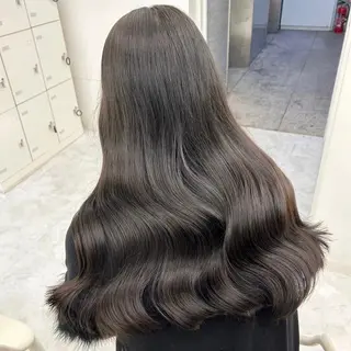 カラー *大人上品🇰🇷 韓国トレンド🇰🇷のヘアスタイル